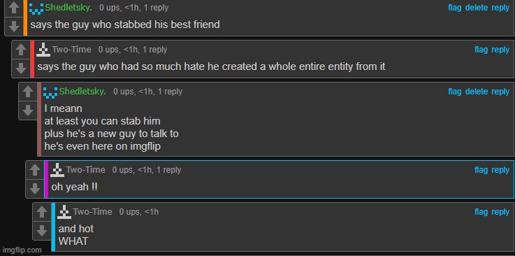 oh 1x two time likes you | made w/ Imgflip meme maker