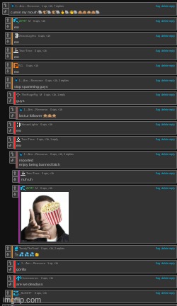 comment section but like you cant read shit | made w/ Imgflip meme maker