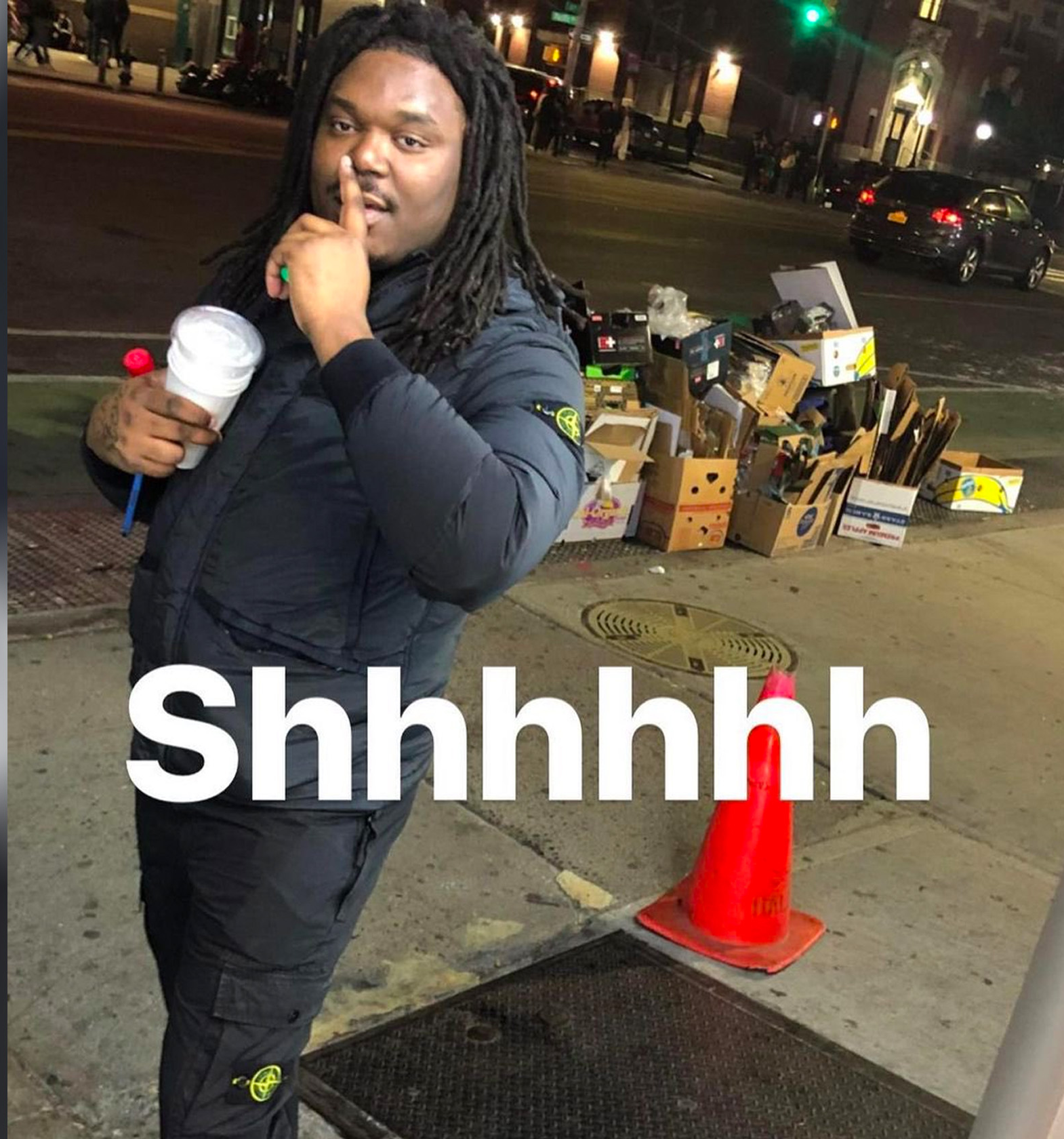 shhhh Blank Meme Template