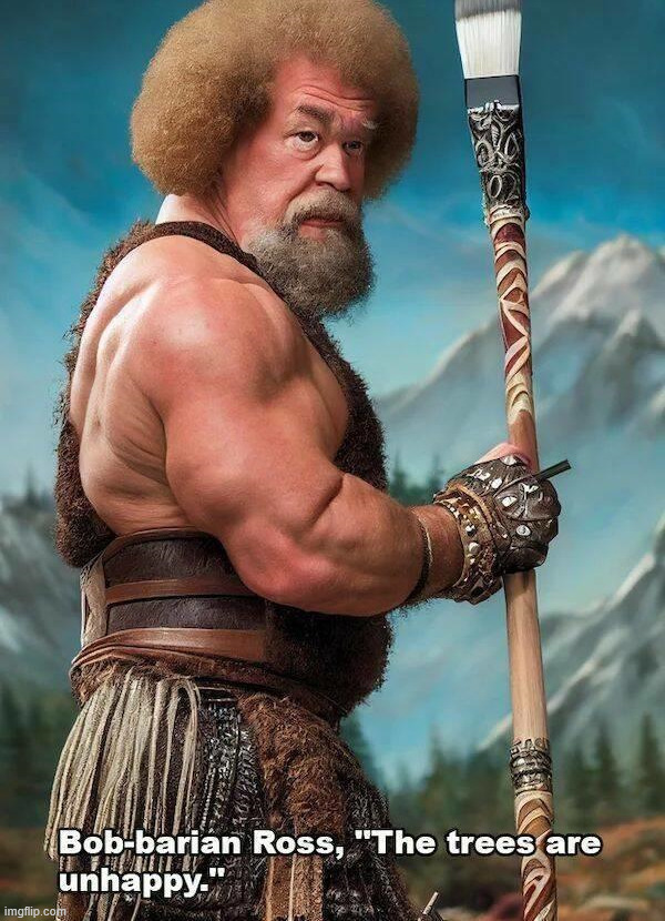 The Bob-barian | image tagged in eyeroll | made w/ Imgflip meme maker