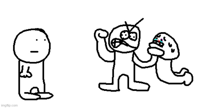 how it feels to be an artist seeing msmg attack on an artist for having bad drawings | made w/ Imgflip meme maker
