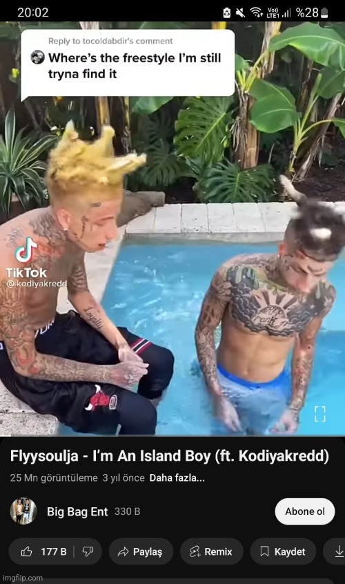 Does ANYONE unironically like Island Boys | made w/ Imgflip meme maker