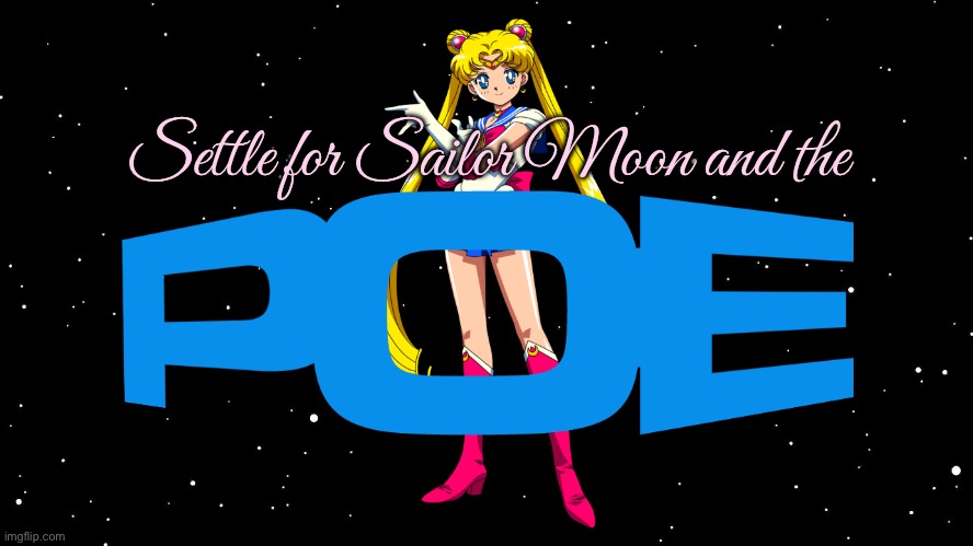 ADL-ED! Block-Abusers | Settle for Sailor Moon and the | image tagged in space background,youtube,anime,sailor moon,laughing,hilarious | made w/ Imgflip meme maker