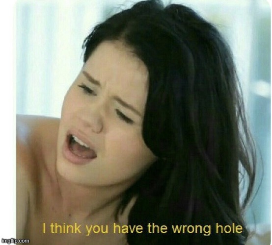 Wrong hole | image tagged in wrong hole | made w/ Imgflip meme maker