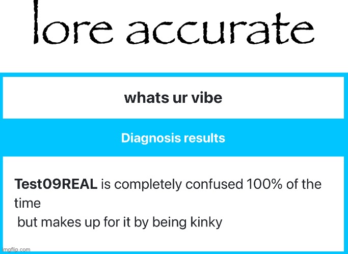 lore accurate | made w/ Imgflip meme maker