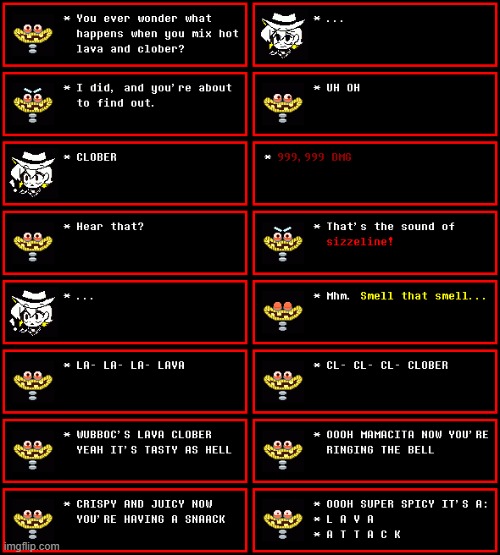 LAVA CLOBER (Undertale #74) | made w/ Imgflip meme maker