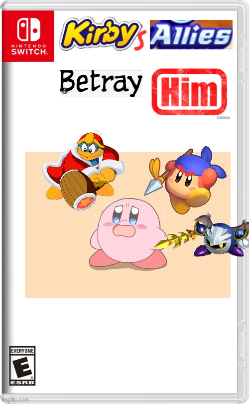Nintendo Switch | image tagged in nintendo switch,kirby | made w/ Imgflip meme maker