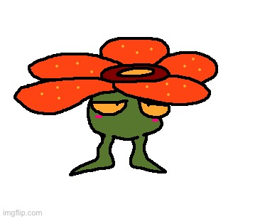 Some weird creature I drew, not quite a vileplume… | made w/ Imgflip meme maker