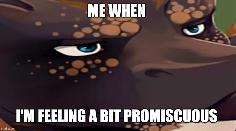 Promiscuous Flynn | ME WHEN; I'M FEELING A BIT PROMISCUOUS | image tagged in funny | made w/ Imgflip meme maker