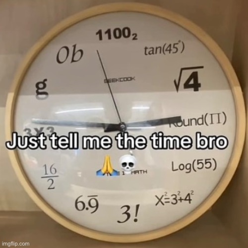 Clock | made w/ Imgflip meme maker