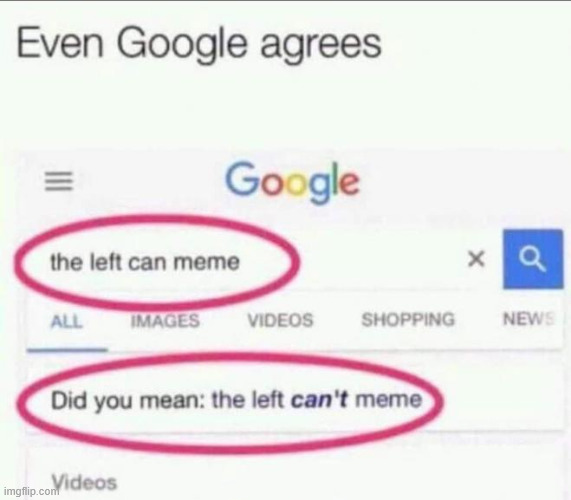 Even Google agrees | image tagged in political,reposts,google agrees | made w/ Imgflip meme maker