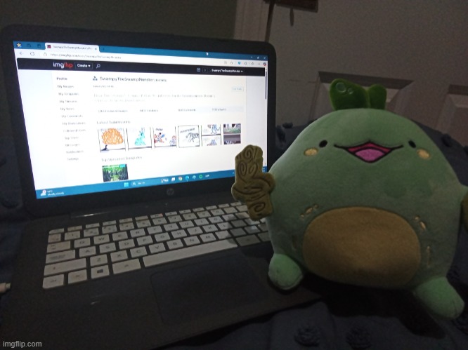 The arrival of my new Quest Sprout plushie | image tagged in sprout,quest,plushie,omg,aww,adorable | made w/ Imgflip meme maker