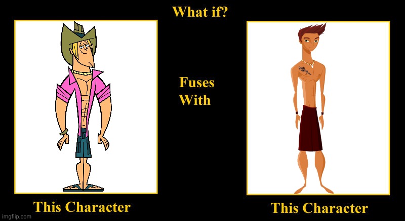 Geoff Adderly Fuses With Reef Lamp | image tagged in what if fuses,total drama,stoked,surfer,venezuela,doblaje | made w/ Imgflip meme maker