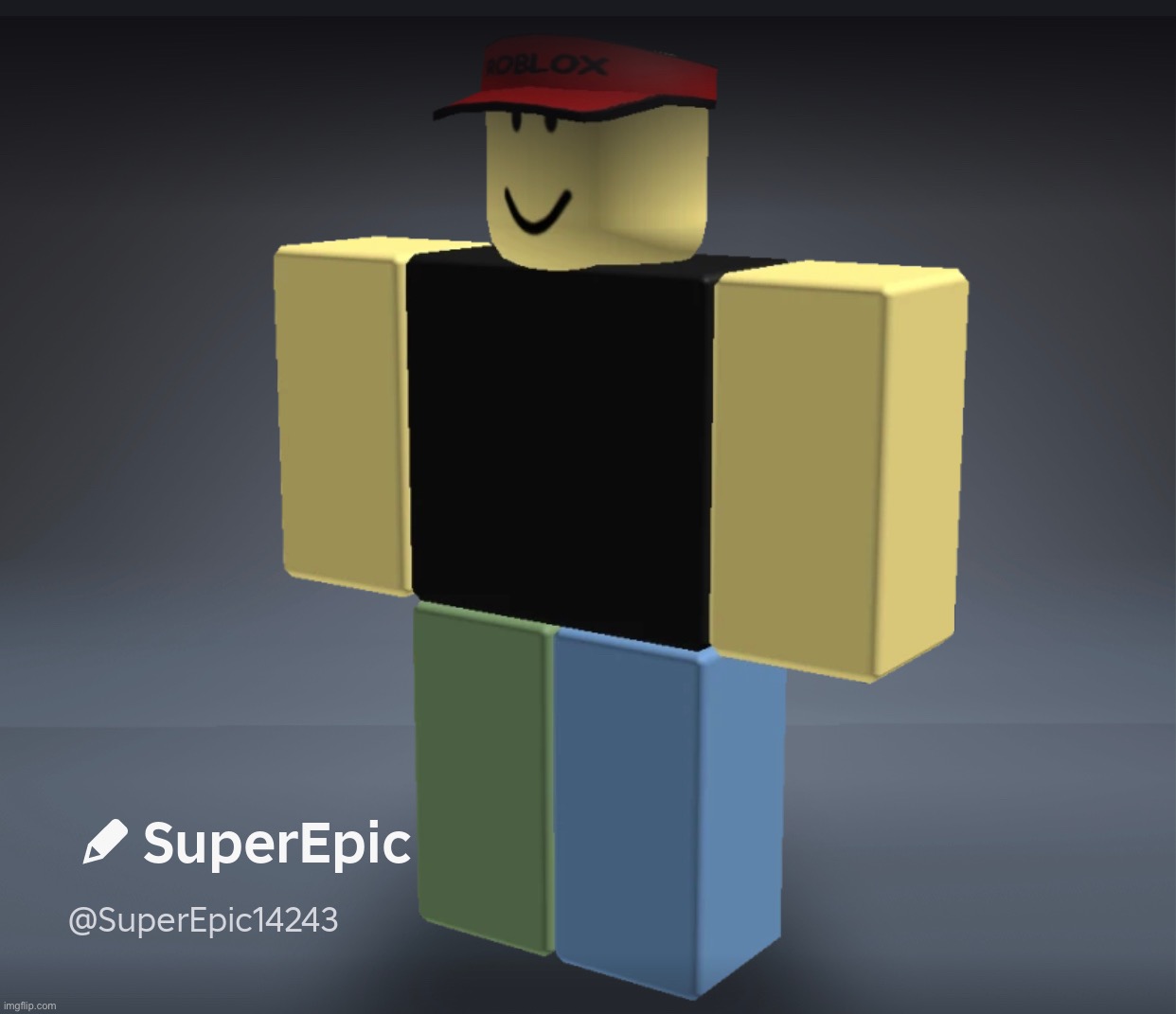 my roblox avatar lowkey looks like he would be a forsaken skin | made w/ Imgflip meme maker