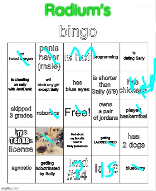 Btw what's agnostic | 1Y T GO BB | image tagged in radium bingo sally made this on call | made w/ Imgflip meme maker