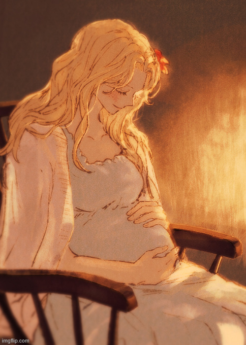 Let's start out with a canon mom (Mayternity 01) (by gohan ooo) | image tagged in cute,art,mayternity,one piece | made w/ Imgflip meme maker