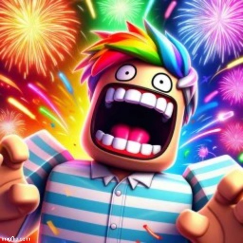 Last roblox thumbnail for now | made w/ Imgflip meme maker