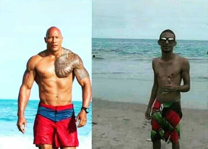 rock vs escombro Blank Meme Template