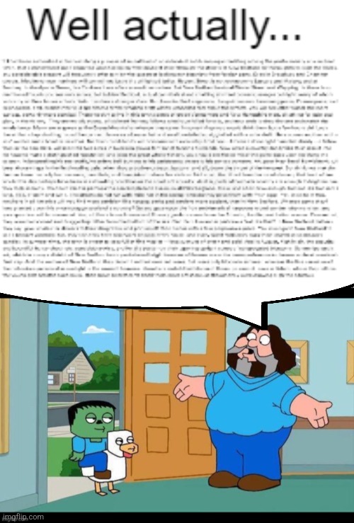 Petah Gwiffen | image tagged in well actually wojak | made w/ Imgflip meme maker