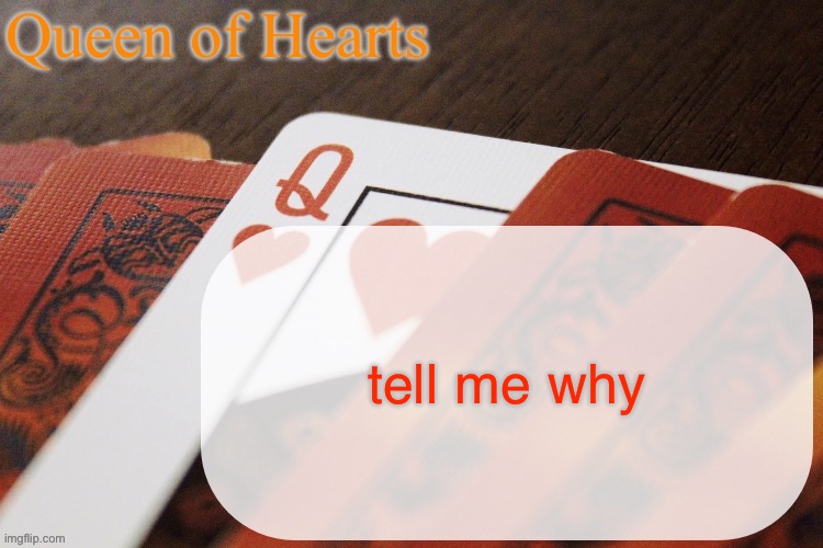 This is a social experiment | tell me why | image tagged in queen of hearts announcement | made w/ Imgflip meme maker