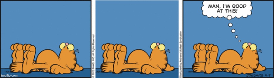 Garfield | image tagged in comics | made w/ Imgflip meme maker