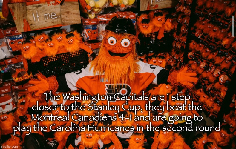 The officials were high this series, Montreal couldn’t get a break from the bad calls | The Washington Capitals are 1 step closer to the Stanley Cup, they beat the Montreal Canadiens 4-1 and are going to play the Carolina Hurricanes in the second round | image tagged in it we | made w/ Imgflip meme maker