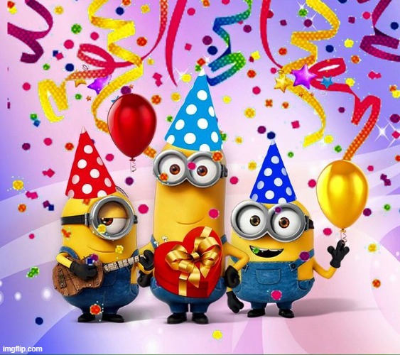 Minions Birthday Party | image tagged in minions birthday party | made w/ Imgflip meme maker