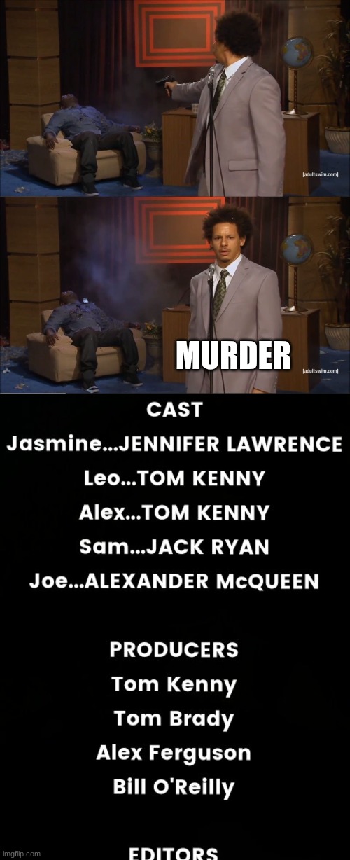 MURDER | image tagged in memes,who killed hannibal,movie credits | made w/ Imgflip meme maker