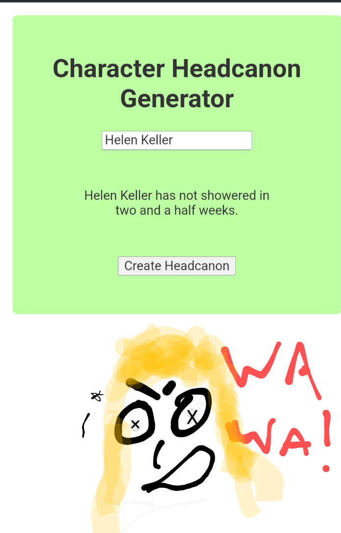 Helen learns Wa Wa Blank Meme Template