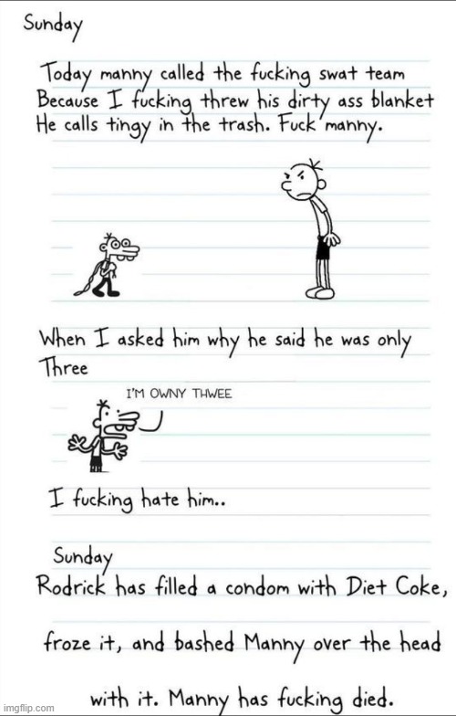 diary of a wimpy kid | image tagged in diary of a wimpy kid | made w/ Imgflip meme maker