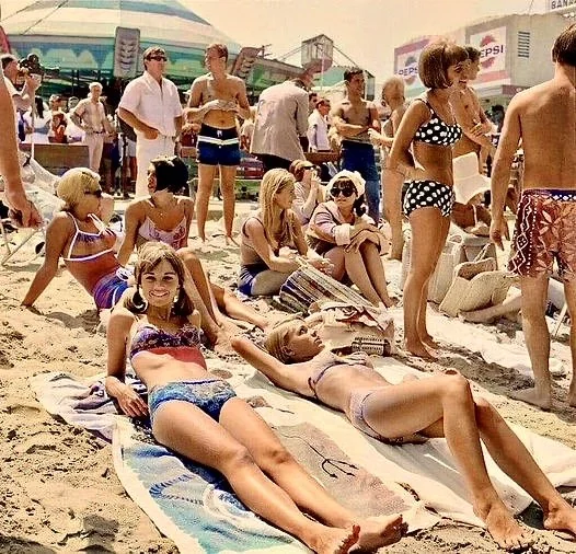 the beach Blank Meme Template