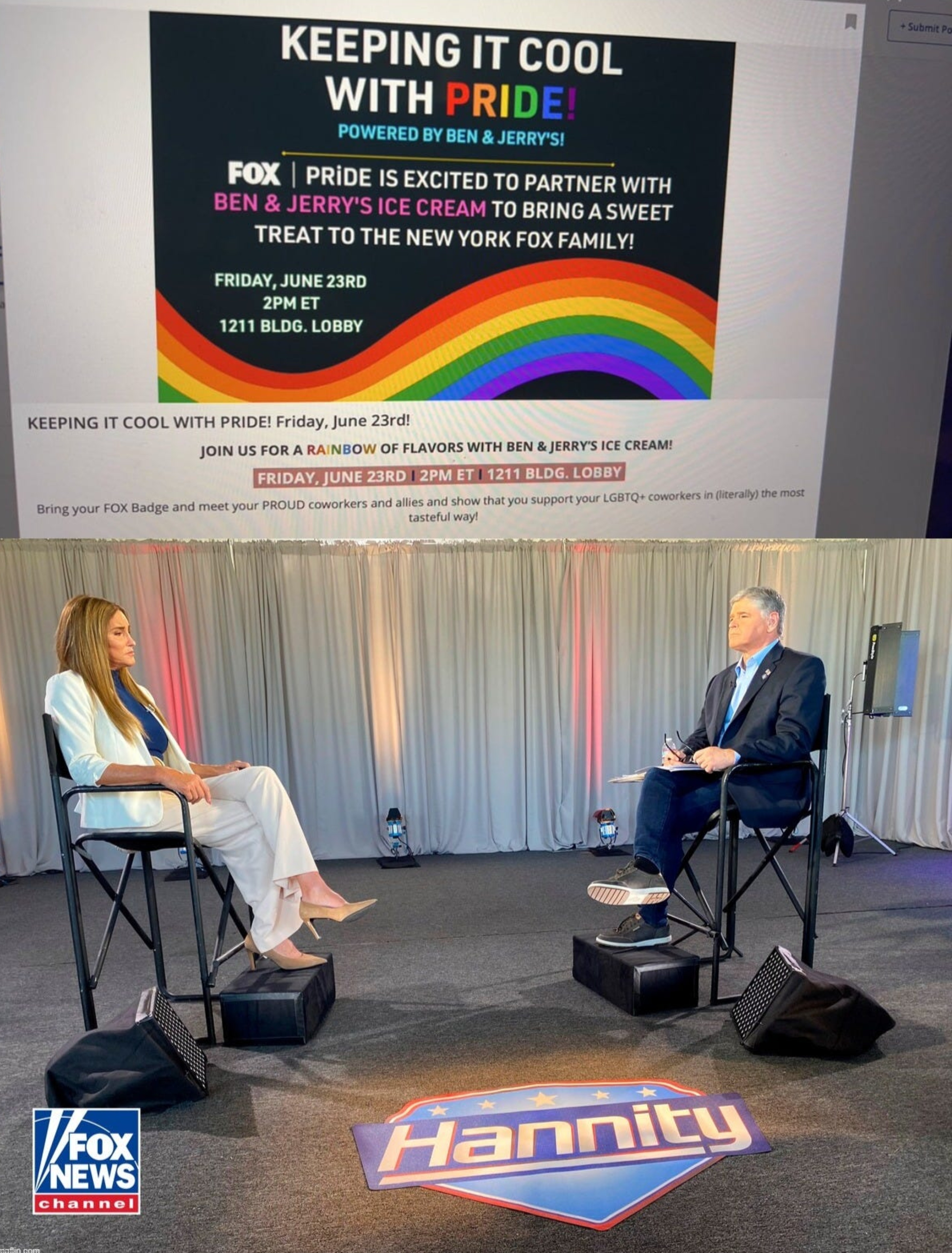I retort; you deride . . . | image tagged in israel,ukraine,pride month,disney,sean hannity,caitlyn jenner | made w/ Imgflip meme maker