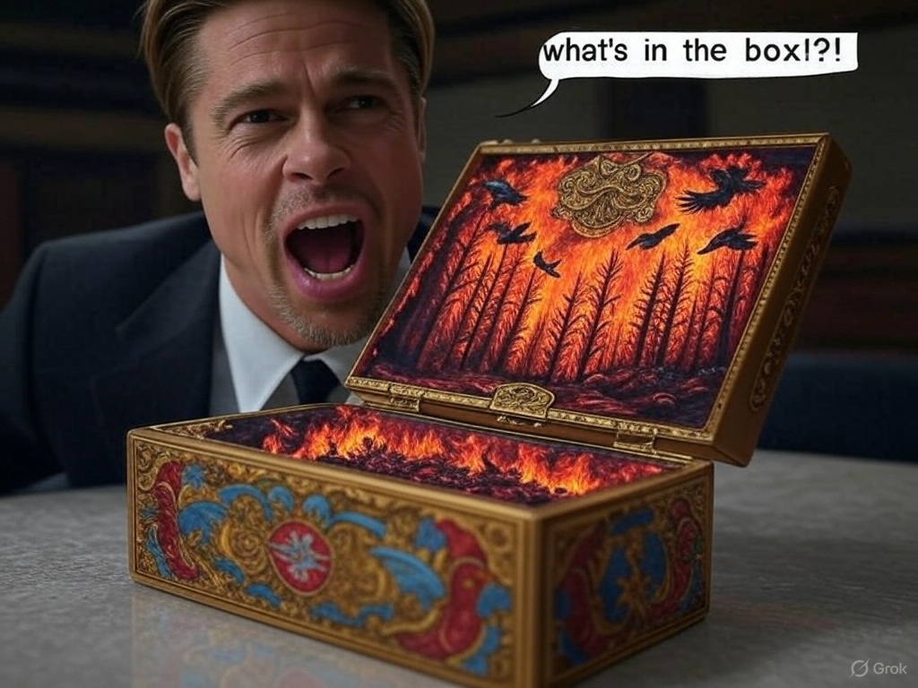 what's in the box Blank Meme Template