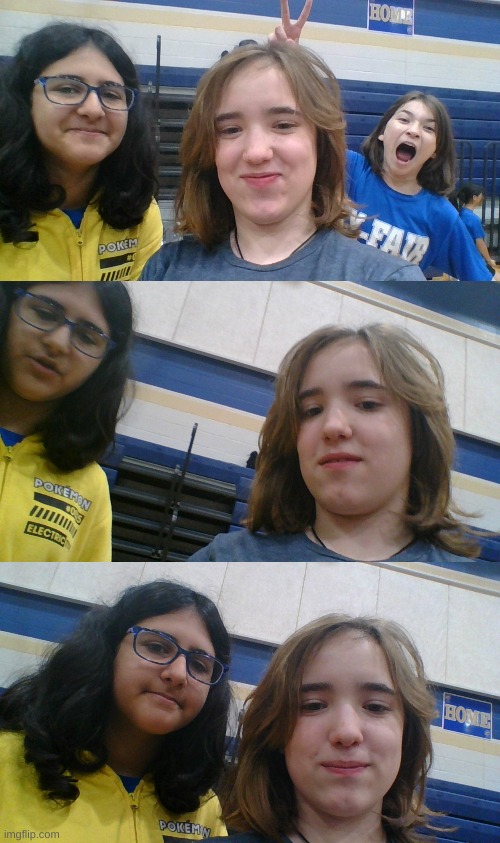 just random pictures of me and my friends in gym bcuz were all bored af | made w/ Imgflip meme maker