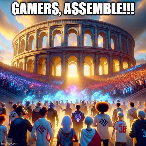GAMERS ASSEMBLE!!! | GAMERS, ASSEMBLE!!! | image tagged in super smash bros | made w/ Imgflip meme maker