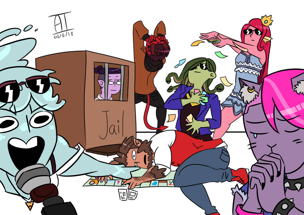 Monster Prom Monopoly Victory Blank Meme Template