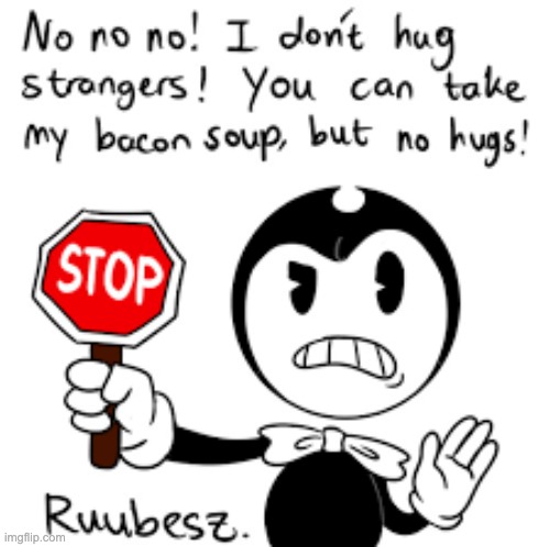 antisocial bendy | image tagged in antisocial bendy | made w/ Imgflip meme maker