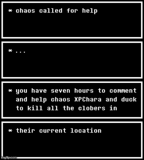if there's enough people then all the clobers in the eastern time zone will be killed or turned into an ally | made w/ Imgflip meme maker
