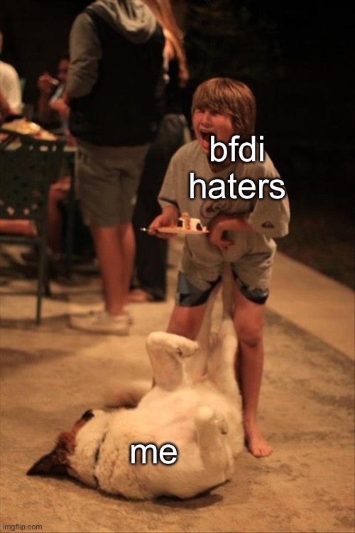 Acrat: They can go to the deepest level of hell | bfdi haters; me | made w/ Imgflip meme maker