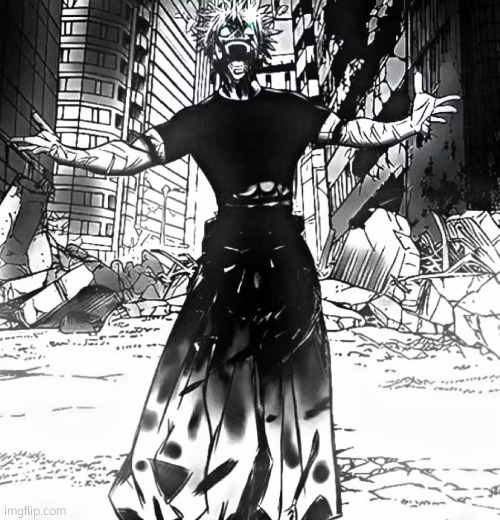 Satoru Gojo Comeback | image tagged in satoru gojo comeback | made w/ Imgflip meme maker