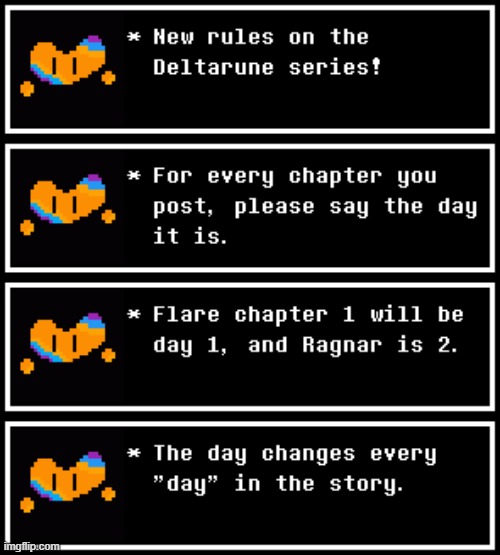 This rule is to avoid confusion in the chapters. | made w/ Imgflip meme maker