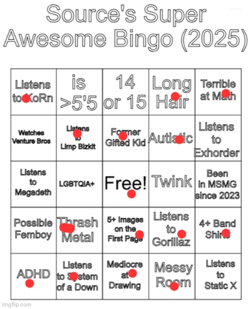 Source's Bingo 2 | image tagged in source's bingo 2 | made w/ Imgflip meme maker