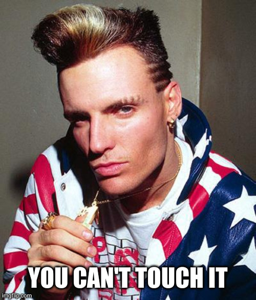 vanilla ice | YOU CAN'T TOUCH IT | image tagged in vanilla ice | made w/ Imgflip meme maker