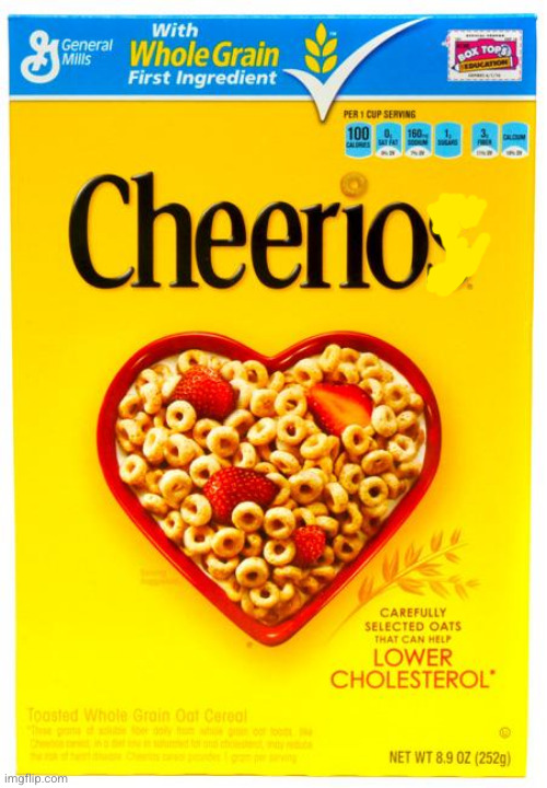 cheerios box | image tagged in cheerios box | made w/ Imgflip meme maker
