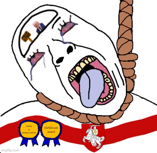 USAIDcuck award; traitor to belarus award | made w/ Imgflip meme maker