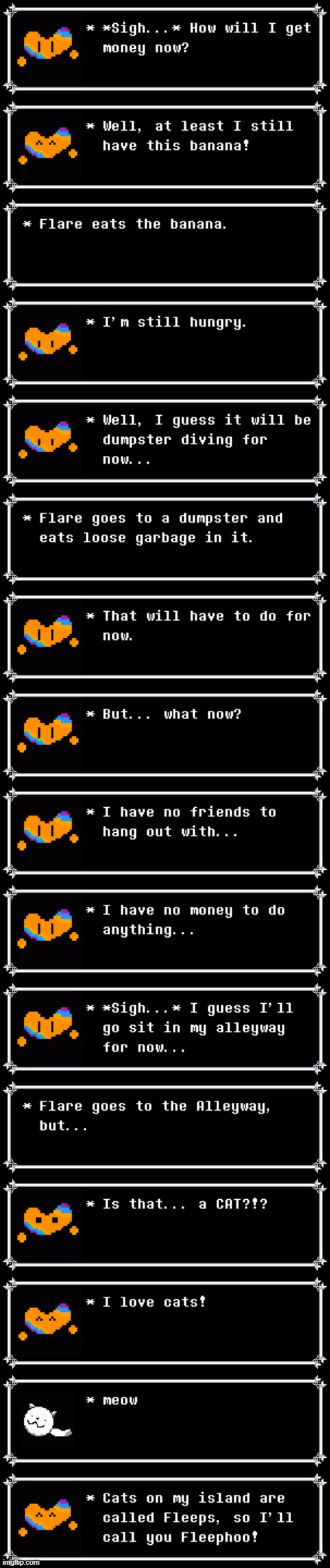 Flare chapter 4 day 1. | made w/ Imgflip meme maker