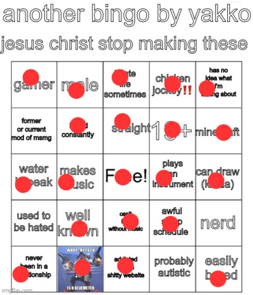 yakko bingo v7 | image tagged in yakko bingo v7 | made w/ Imgflip meme maker