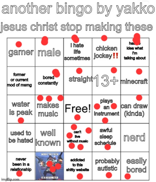 yakko bingo v7 | image tagged in yakko bingo v7 | made w/ Imgflip meme maker