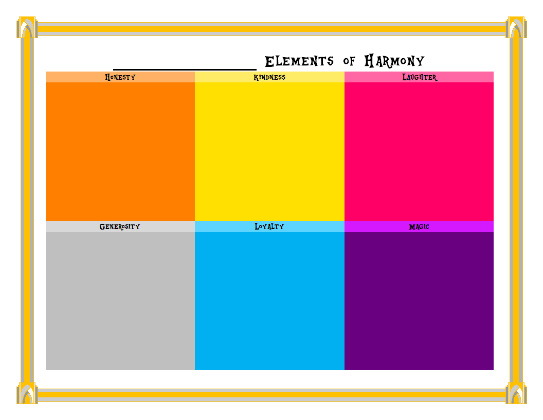 Elements of Harmony Meme BLANK Blank Meme Template