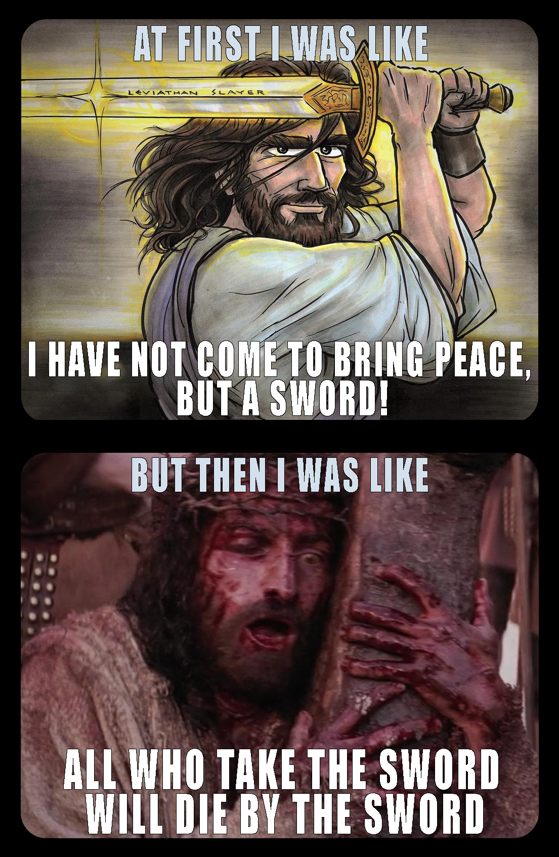 Bible Contradictions Blank Meme Template